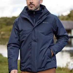 MOUNTAIN WAREHOUSE:  Fell II Mens 3 in 1 Jacket - navy